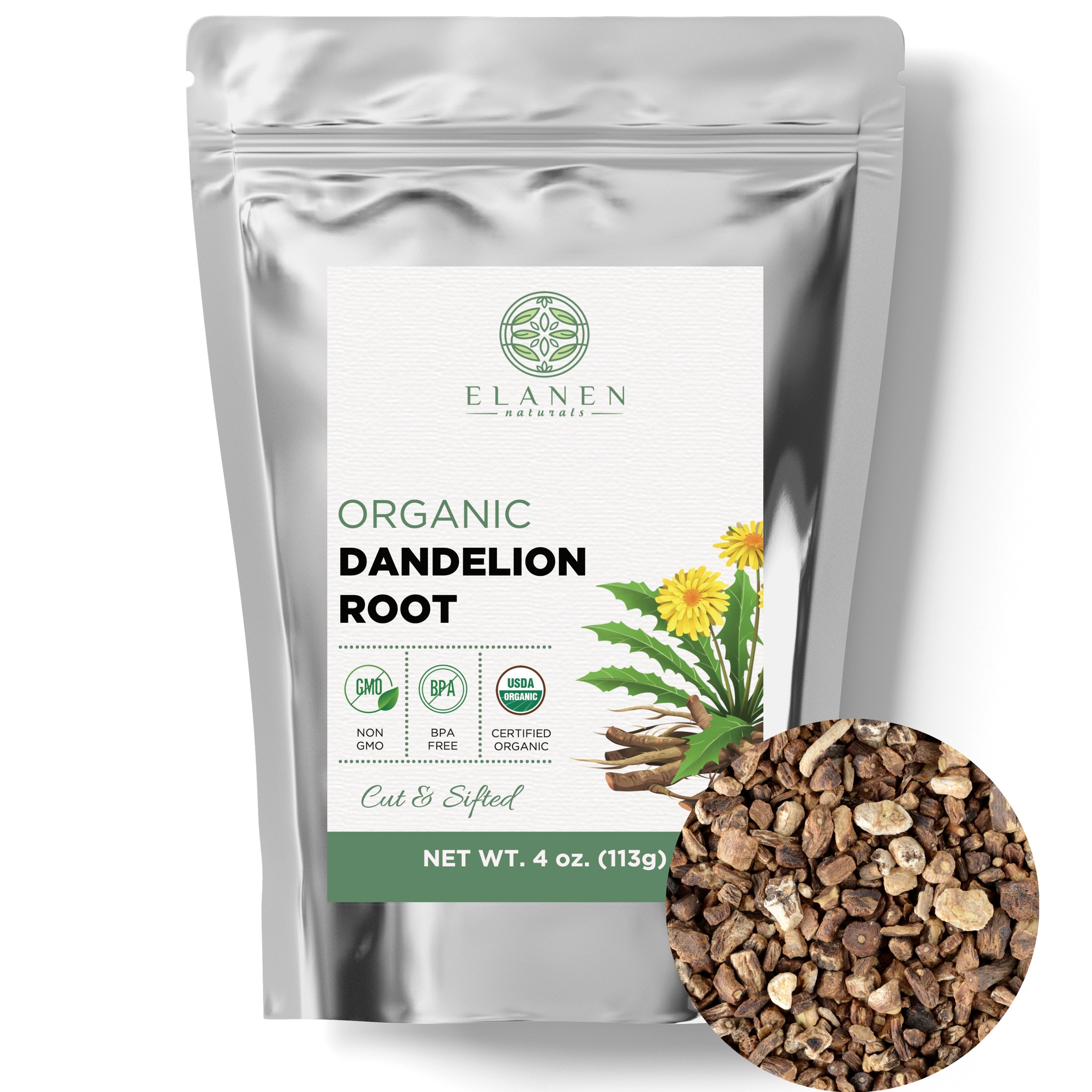 organic dandelion root