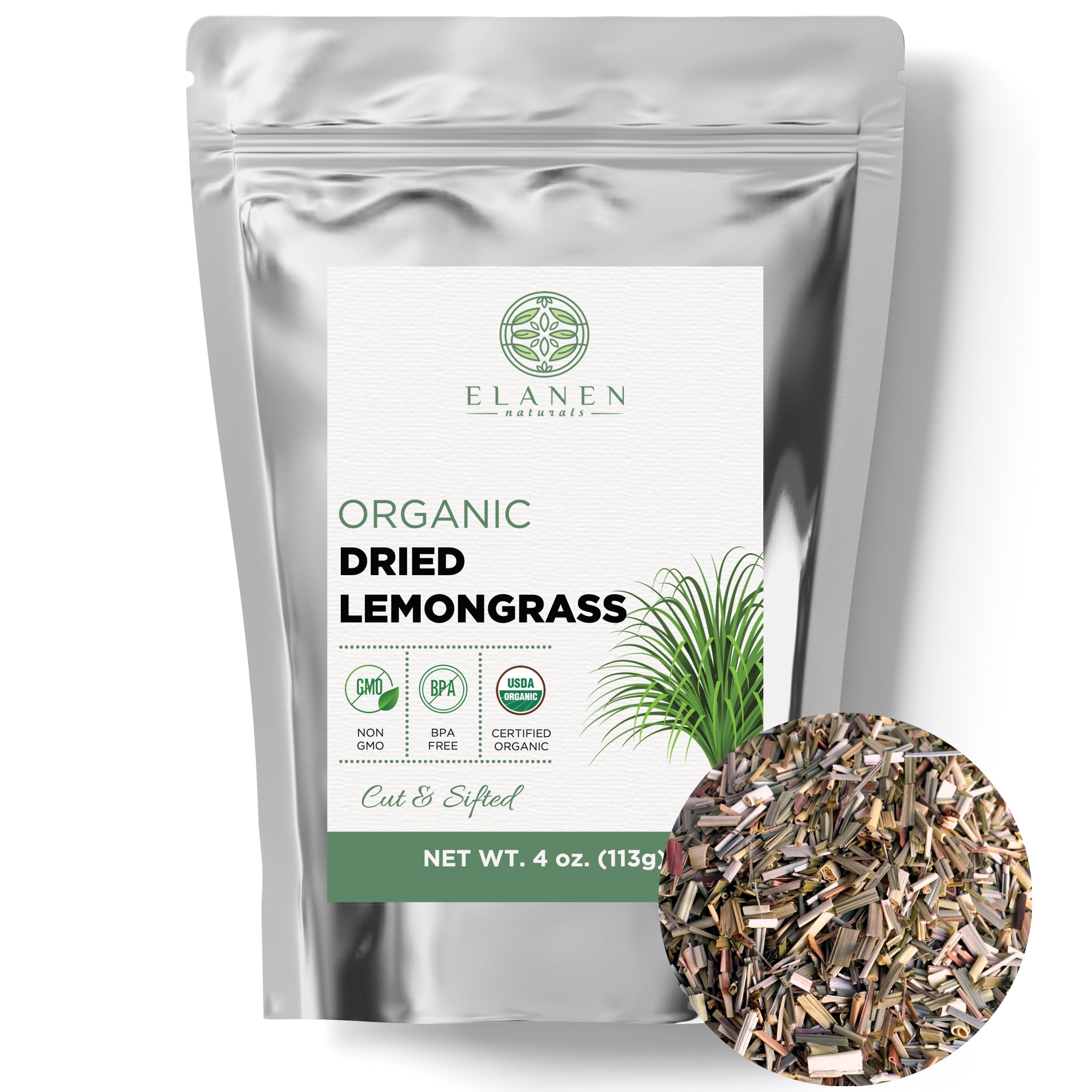 organic dried lemongrass