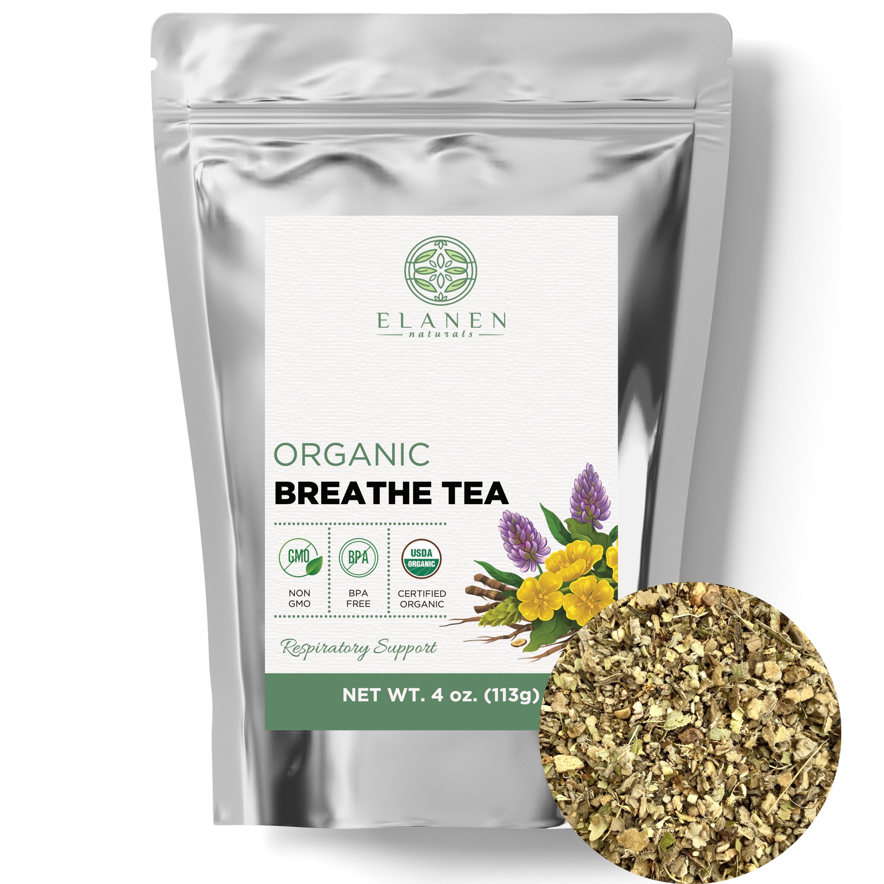 Breathe Tea, USDA Certified Organic, Loose – Elanen Naturals