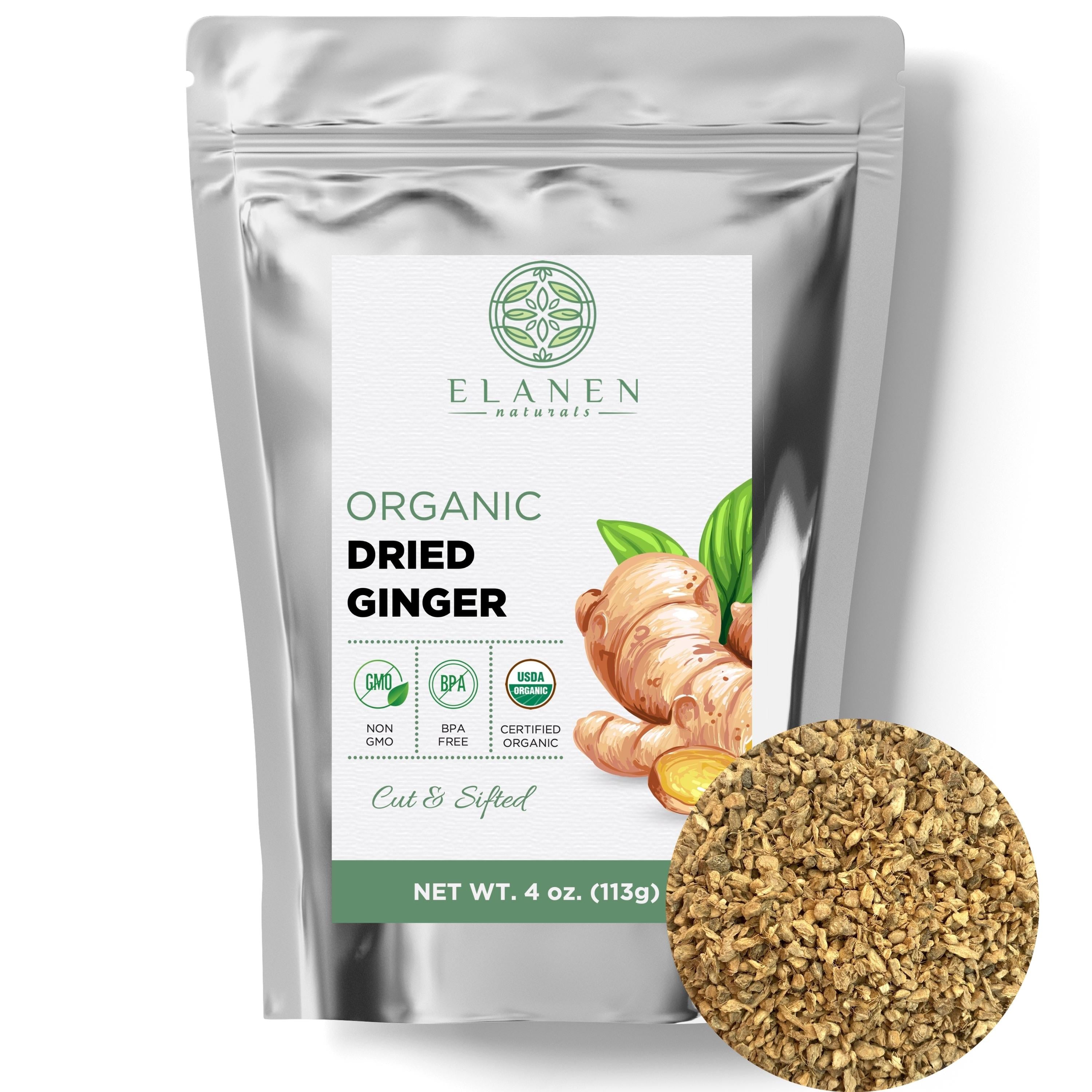 organic dried ginger