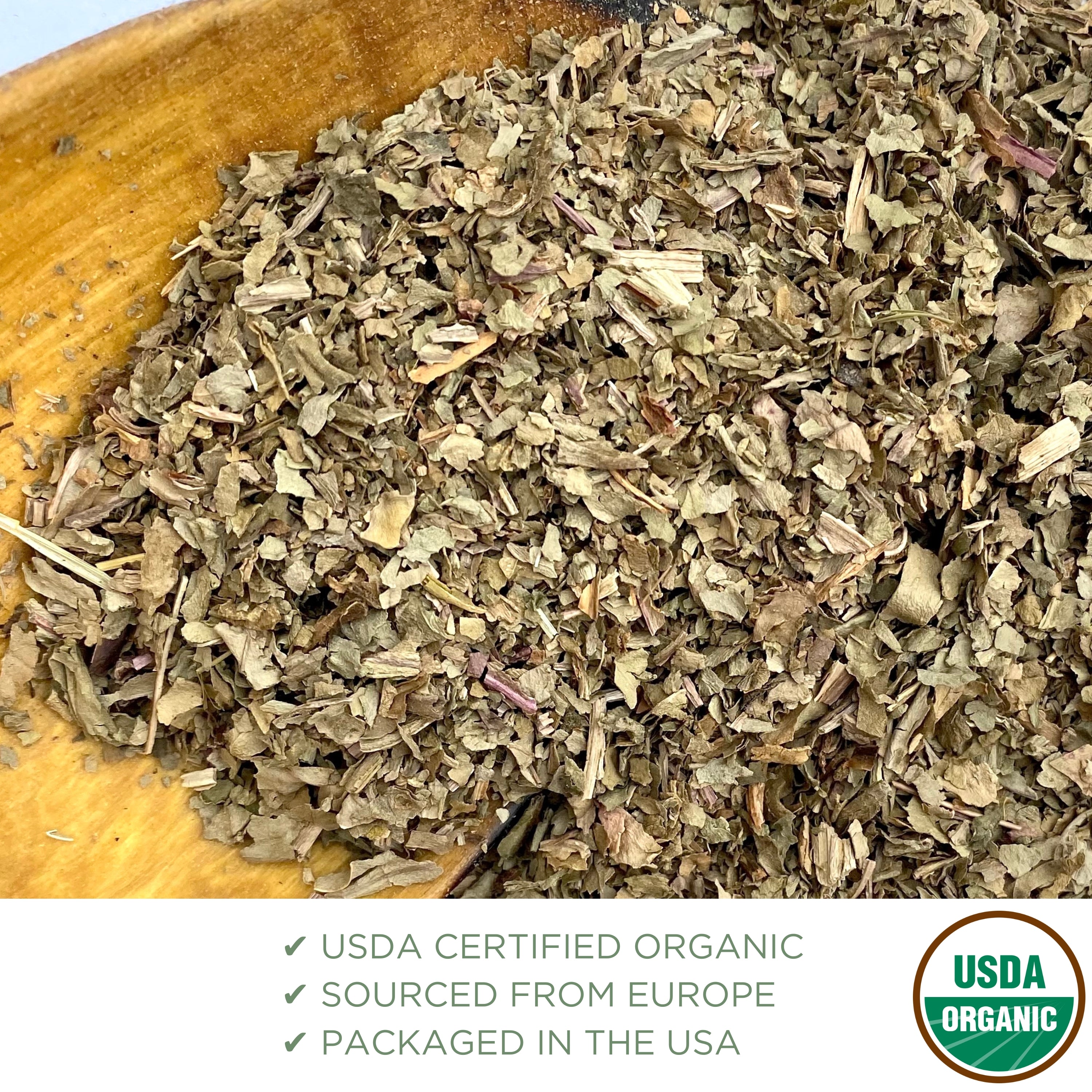 Plantain Leaf, USDA Certified Organic, Cut & Sifted Elanen Naturals